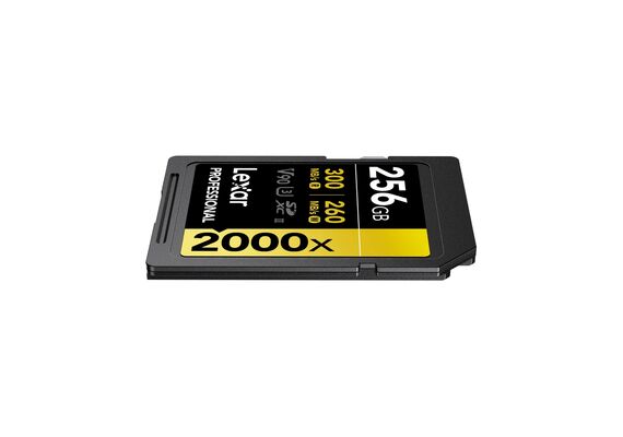 LEXAR Professional SDXC/SDHC 2000x 300MB/s Classe 10 V90 U3 UHS-II 256GB