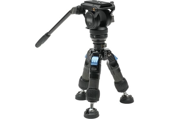 SIRUI Tripé de Carbono SVS60 One Step com Cabeça de Vídeo S3