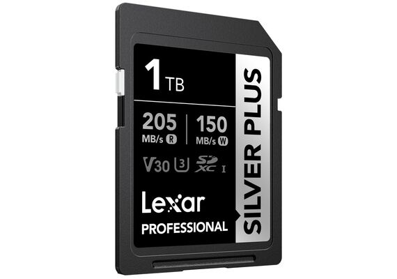 LEXAR Professional SDXC Silver Plus 205MB/s U3 UHS-I 4K - 1TB