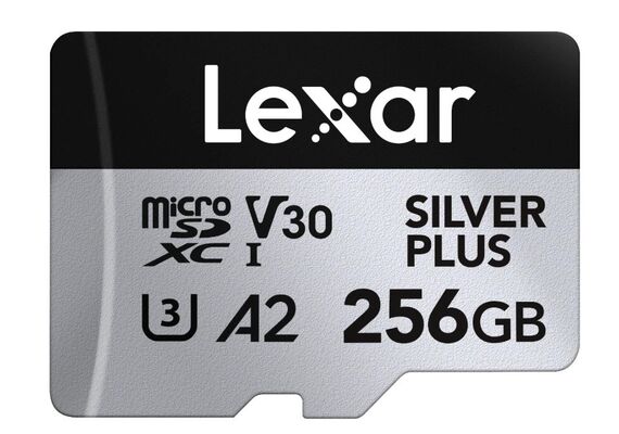 LEXAR Micro SDXC Silver Plus 205Mb/s Classe 10 V30 U3 UHS-I - 256GB
