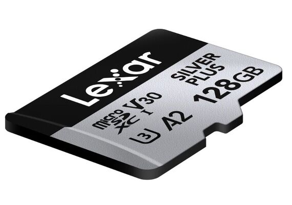 LEXAR Micro SDXC Silver Plus 205Mb/s Classe 10 V30 U3 UHS-I - 128GB