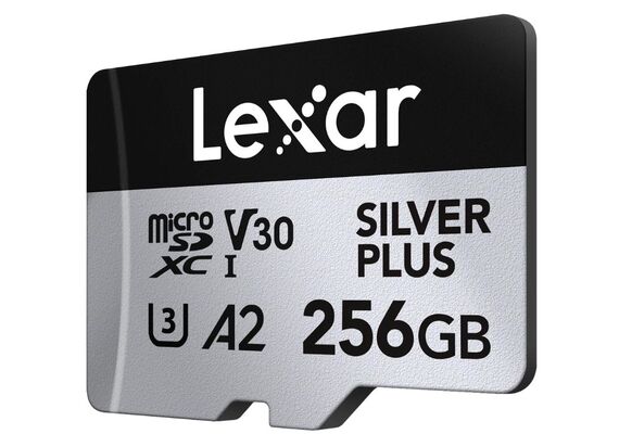 LEXAR Micro SDXC Silver Plus 205Mb/s Classe 10 V30 U3 UHS-I - 256GB