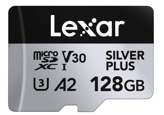 LEXAR Micro SDXC Silver Plus 205Mb/s Classe 10 V30 U3 UHS-I - 128GB