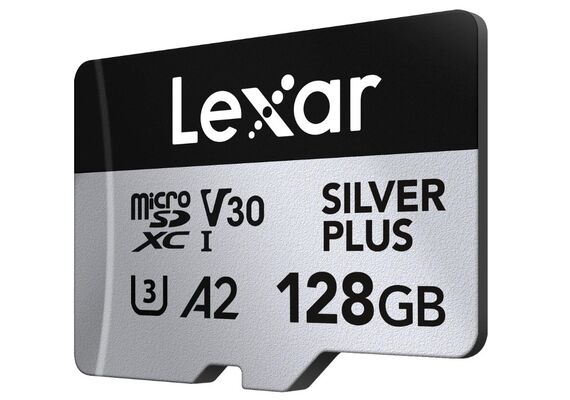 LEXAR Micro SDXC Silver Plus 205Mb/s Classe 10 V30 U3 UHS-I - 128GB