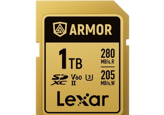 LEXAR SDXC ARMOR GOLD 280Mb/s Classe 10 V60 U3 UHS-II - 1TB