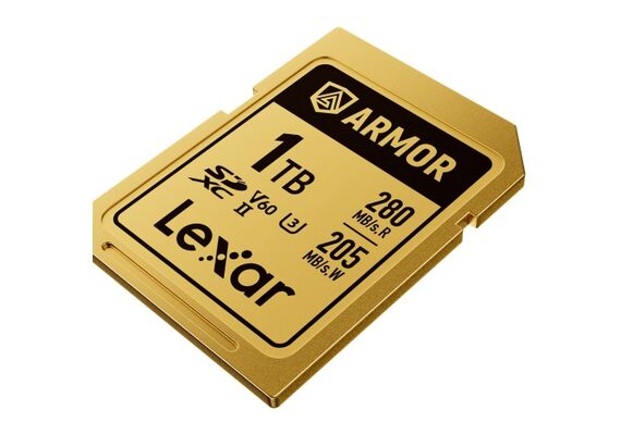 LEXAR SDXC ARMOR GOLD 280Mb/s Classe 10 V60 U3 UHS-II - 1TB
