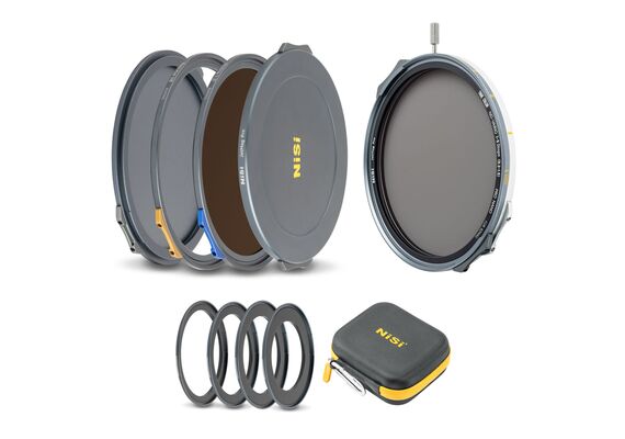 NISI JetMag Pro Kit de Sistema de Filtros Magnéticos VND + ND16 + Blackmist 82mm