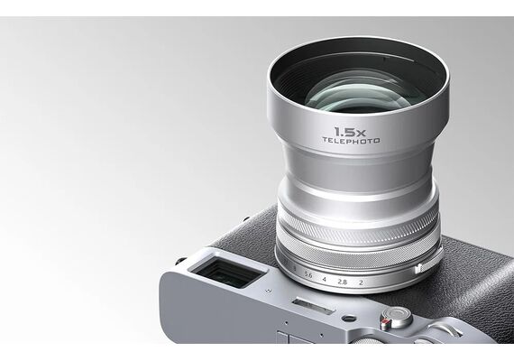 FREEWELL Lente Telefoto 1.5x para Fujifilm X100V/X100VI - Prata