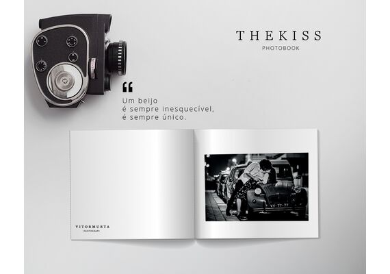 Livro "The Kiss" de Vítor Murta