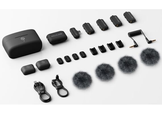 HOLLYLAND Lark Max 2 (2TX + 2RX + 2Fones) - Ultimate Combo