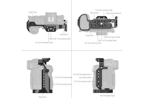 SMALLRIG 5257 Cage da Nikon Z5II