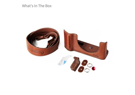 SMALLRIG 5268 Kit Estojo de Couro para Fujifilm GFX100RF - Castanho