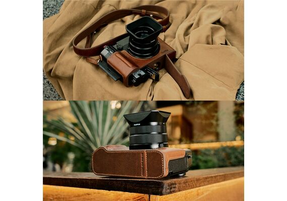 SMALLRIG 5268 Kit Estojo de Couro para Fujifilm GFX100RF - Castanho