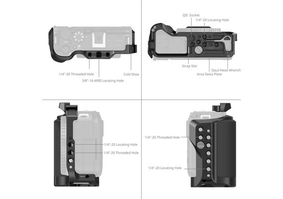 SMALLRIG 5427 Cage para Canon R50