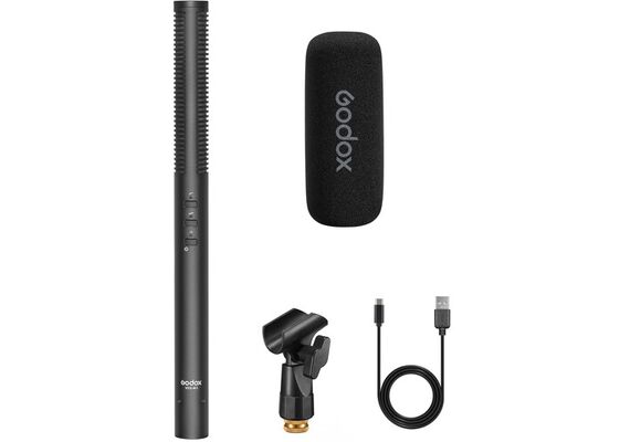 GODOX Microfone Shotgun Supercardióide VDS-M3GODOX Microfone Shotgun Supercardióide VDS-M3