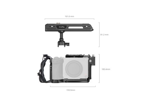 SMALLRIG 5589 Kit Cage e Pegas Lateral e Superior para Sony FX2