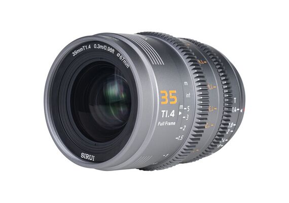 SIRUI Vision Prime 1 Cine T1.4 Full Frame 35mm Sony E Multi-Mount - Silver