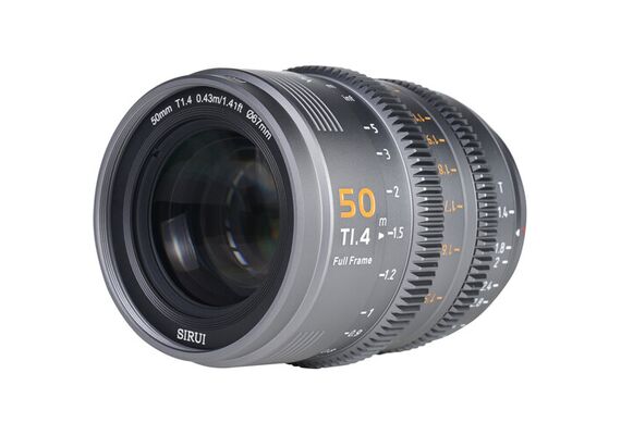 SIRUI Vision Prime 1 Cine T1.4 Full Frame 50mm Sony E Multi-Mount - Silver