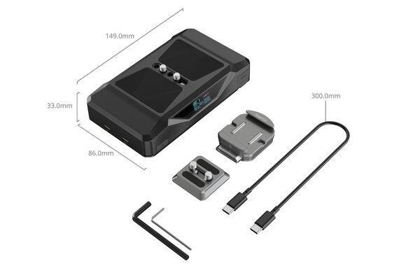 SMALLRIG 5248 Kit de Bateria para Base de Câmera CB75