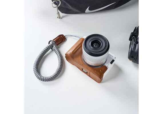 SMALLRIG 5432 Kit Meia Capa de Couro para Canon EOS R50 V - Castanho
