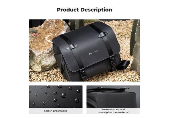 K&F CONCEPT Bolsa de Ombro Urban Wander 10L - Preto