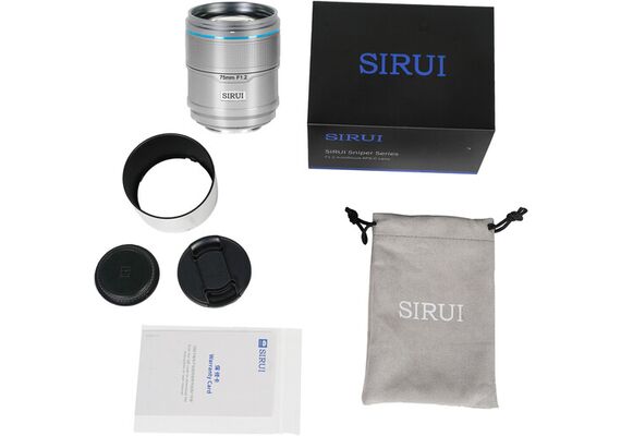 SIRUI Sniper 75mm f/1.2 Sony E - Silver
