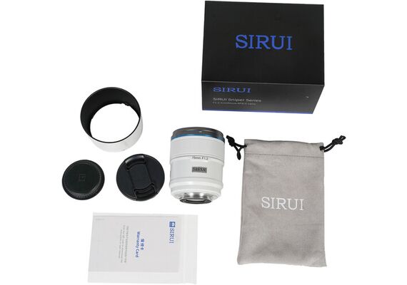 SIRUI Sniper 75mm f/1.2 Sony E - Branco