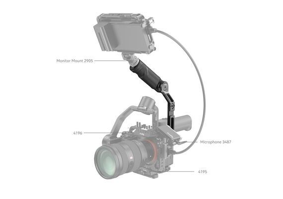 SMALLRIG 419B Pega para DJI RS 3/4 Mini