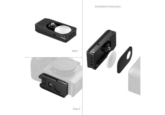 SMALLRIG MD5422 Sapata Arca-Swiss para Airtag