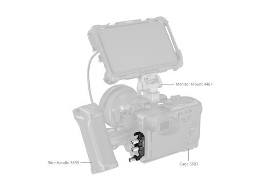 SMALLRIG 5592 Clamp Multicabo para Sony FX2