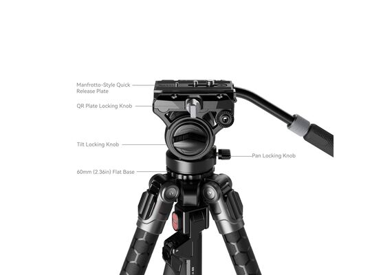 SMALLRIG 5305 Tripé Hidráulico Tribex SE