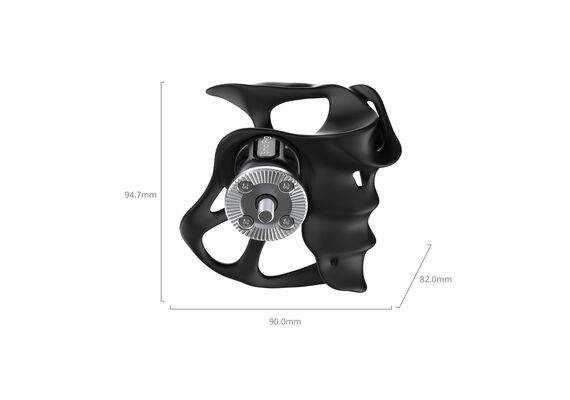 SMALLRIG 5240 Punho Liquid Series com Roseta ARRI - Lado Esquerdo