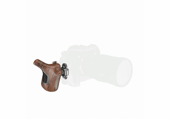 SMALLRIG 5192 Punho Wooden Series com Grampo NATO - Lado Direito