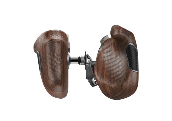 SMALLRIG 5192 Punho Wooden Series com Grampo NATO - Lado Direito