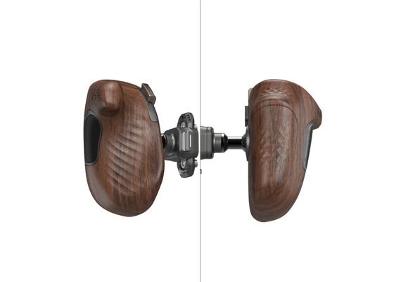 SMALLRIG 5162 Punho Wooden Series com Grampo NATO - Lado Esquerdo