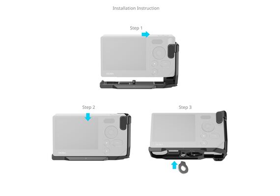 SMALLRIG 5389 L-Bracket para Sigma BF - Preto