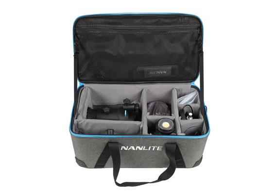 NANLITE Kit Iluminador LED Bi-Color FORZA 60B II + Lente de Projeção PJ-FMM (19° e 36°)