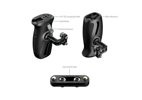 SMALLRIG 5194 Punho Lateral Rotativo 1/4"-20