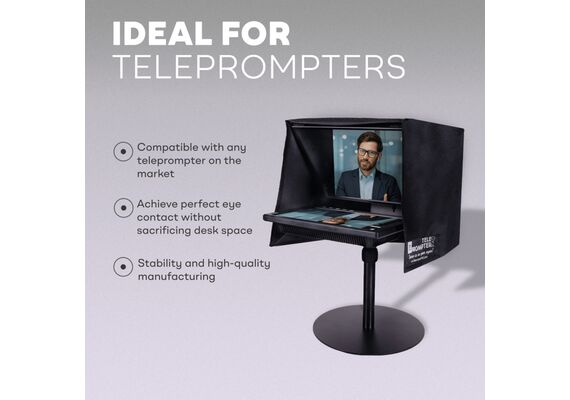 TELEPROMPTER PAD Suporte de Mesa para Teleponto EyeMeeting Desktop