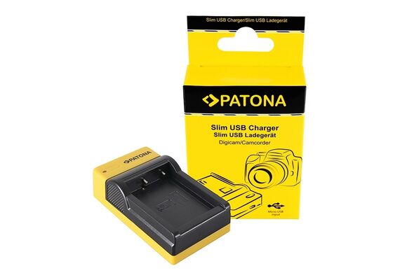 PATONA Carregador Slim USB p/ Bateria Panasonic DMW-BLF19E