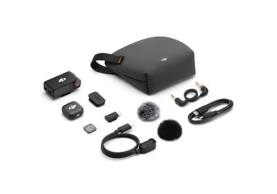 DJI MIC 3 Kit Single Lapela Wireless (1TX+1RX)