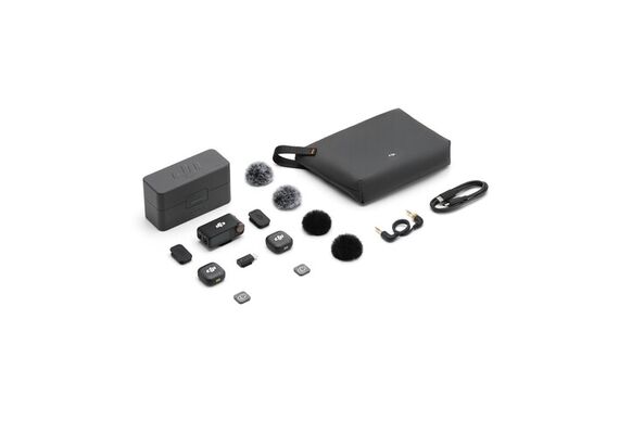DJI MIC 3 Kit Duplo Lapela Wireless (2TX+1RX+CX)