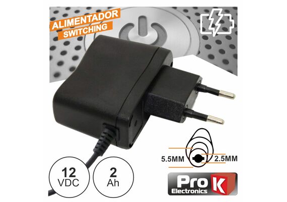 PRO K Fonte de Alimentação Switching 12V 2A