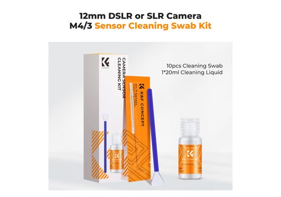 K&F CONCEPT Kit de Limpeza de Sensor micro 4/3