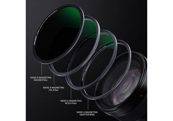 K&F CONCEPT Kit de Filtros Magnéticos UV CPL e ND1000 72mm