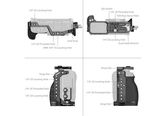 SMALLRIG 5468 Kit Cage para Nikon ZR