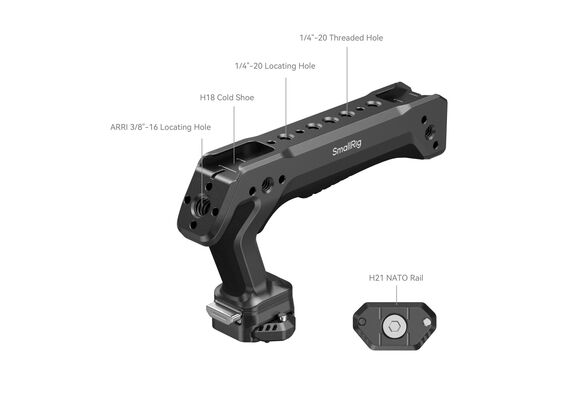 SMALLRIG 5632 Punho superior HawkLock Quick Release