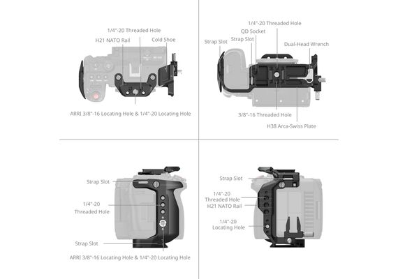 SMALLRIG 5656 Cage para Canon EOS C50