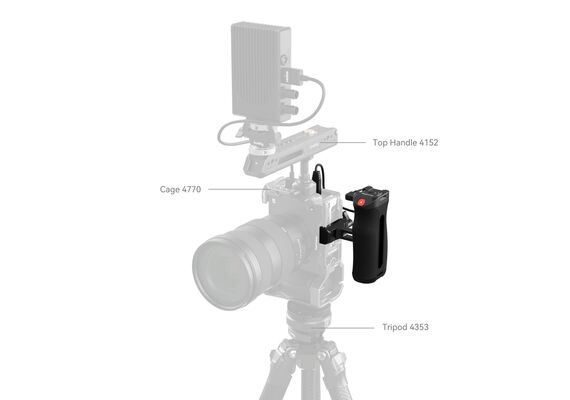 SMALLRIG 5694 Punho Lateral Arca-Type com botão REC
