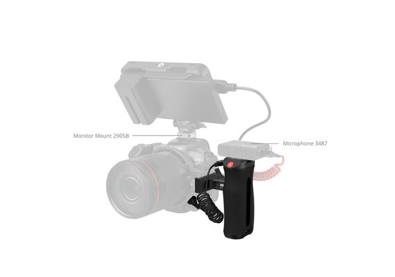 SMALLRIG 5694 Punho Lateral Arca-Type com botão REC